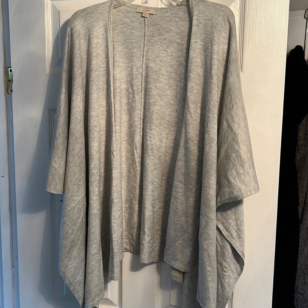 Loft wrap shawl sweater